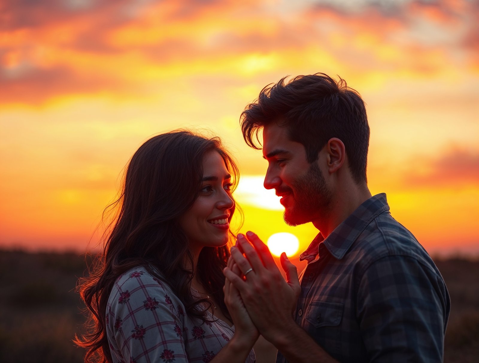 Marriage recovery couple holding hands